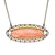 Victorian 14K Gold and Coral Filigree Pendant Necklace