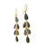 18K Gold Ippolita Rock Candy Teardrop Cascade Earrings
