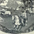 Egersunds Fayance fabric 19th C. Norwegian Ceramic Mug Horse Round Up closeup detail 2