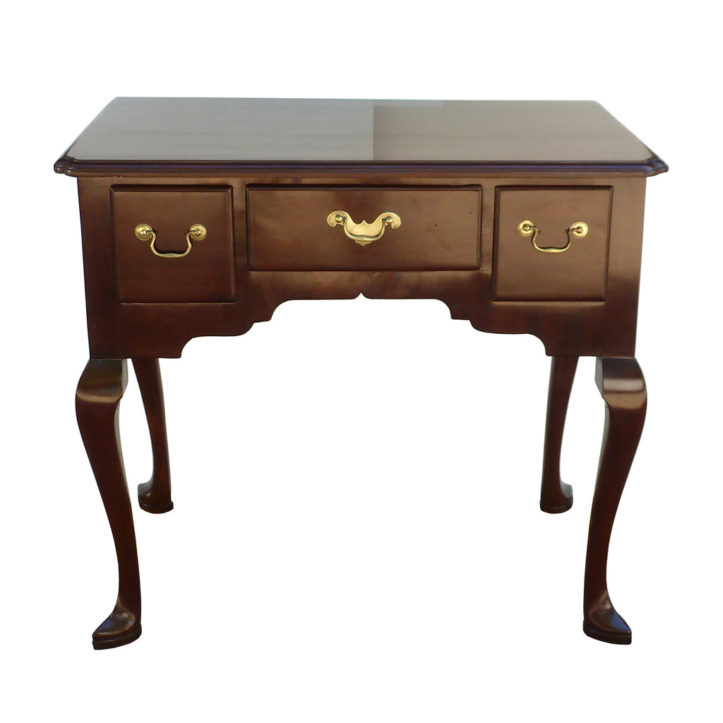 Eighteenth Century English George III Mahogany Lowboy front