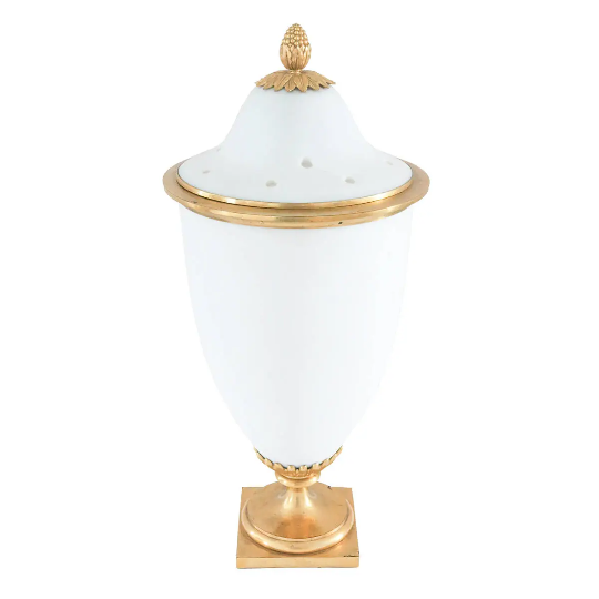 Eighteenth Century French Porcelain And Gilt Bronze Urn front