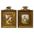 19th Century Miniature Portraits Of Napoleon And Josephine