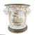 French 19th C. Silver Mounted Faience Cache Pot Vase side 1
