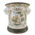 French 19th C. Silver Mounted Faience Cache Pot Vase side2