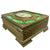 French Bronze & Enamel Jewel Box with Miniature Portrait Painting