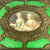 French Bronze & Enamel Jewel Box with Miniature Portrait Painting
