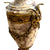 French Louis XVI Style Marble & Bronze Urn Form Lamps close side