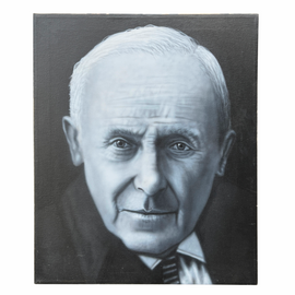 Garey Fiester “Joan Miro “, Oil on Canvas Portrait