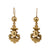 14K Gold Victorian Period Danglins Pierced Earrings