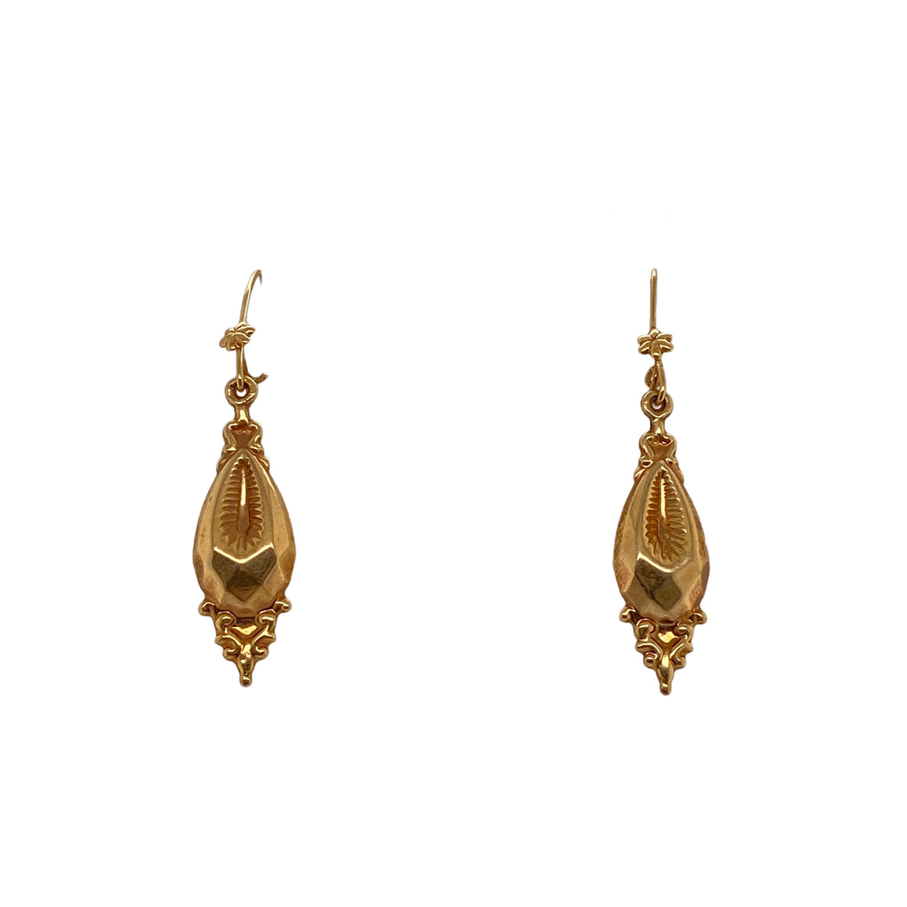 gold earrings 14k