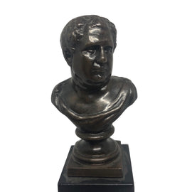 Grand Tour Roman Bronze Senator on a Pedestal FRONT 2