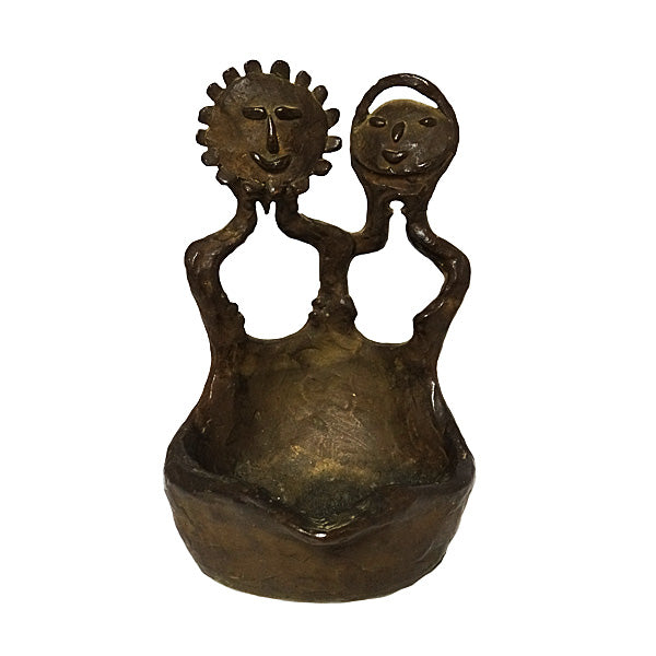 Harvey Moore ”Face” Bronze 1975 full front view