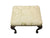 Queen Anne Style Upholstered Stool