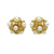 Vintage 14K Gold Cultured Pearl Clip Back Earrings