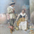 Francesco Ballesio Italian Watercolor Painting 19th Century