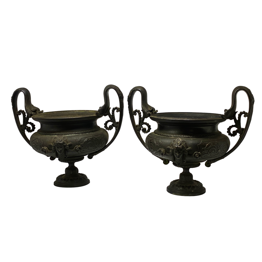 Pair Of Victorian Renaissance Revival Urns