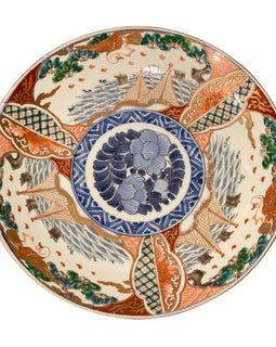 Japanese Meiji Period Imari Porcelain Charger / Plate