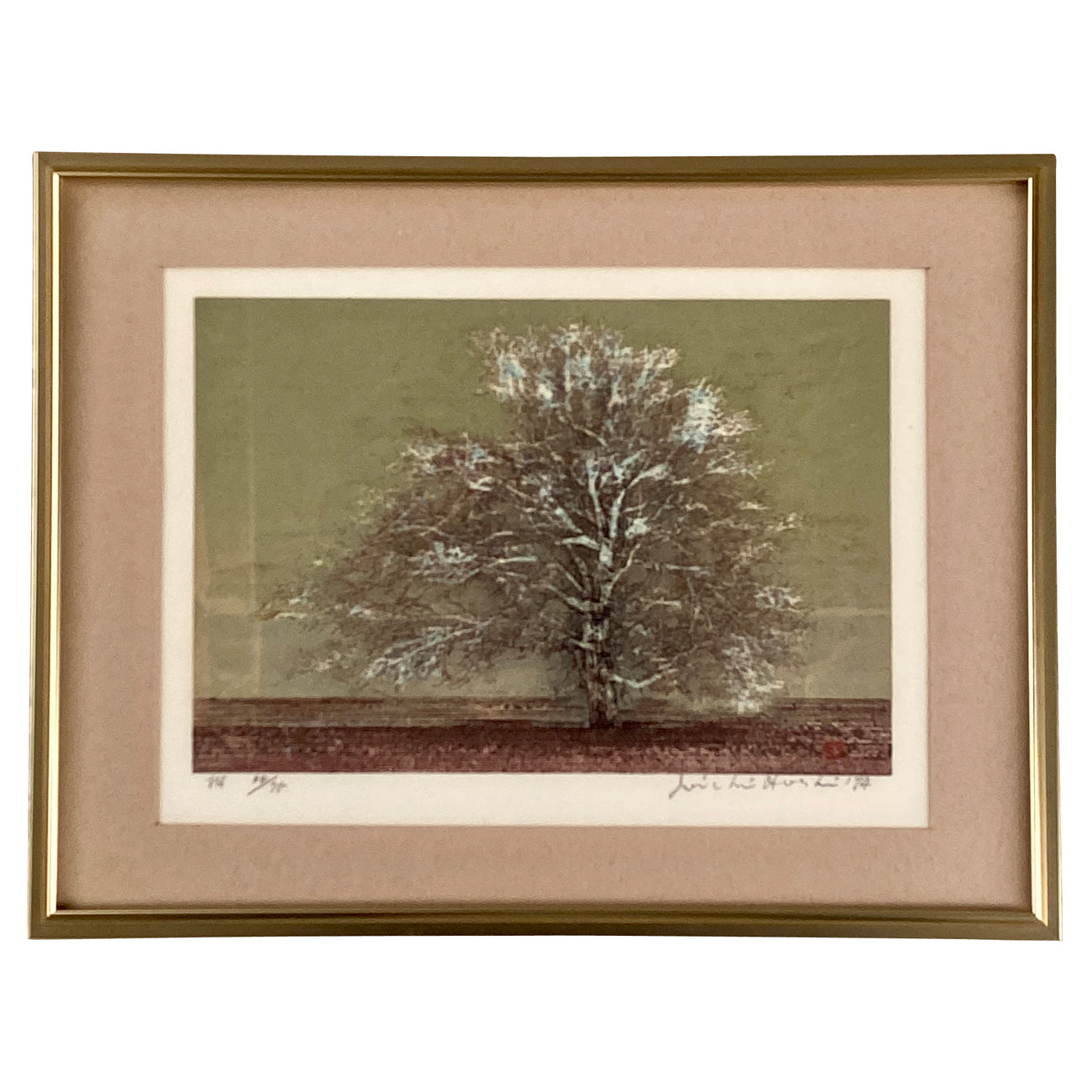 絵画 TREE Joichi_Hoshi_Tree_Japanese_Woo