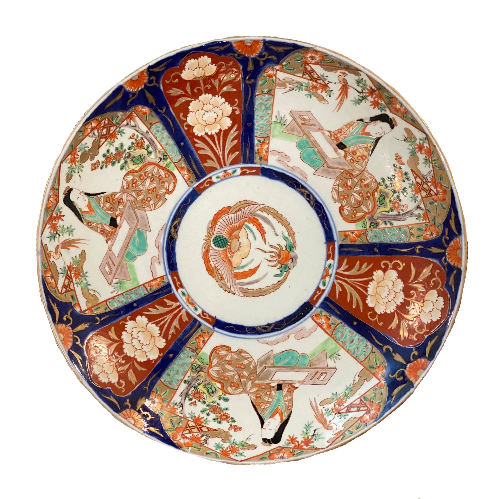 Large Meiji Period Japanese Imari Porcelain Charger – Acanthus