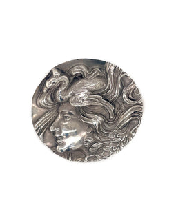 Large Unger Brothers Art Nouveau Brooch c. 1910 front view