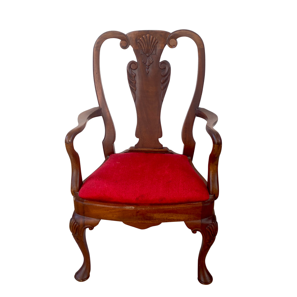 Late Nineteenth Century Georgian Style Mahogany Child’s Armchair full view
