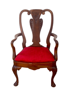 Late Nineteenth Century Georgian Style Mahogany Child’s Armchair full view