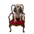 Late Nineteenth Century Georgian Style Mahogany Child’s Armchair with poodle