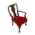 Late Nineteenth Century Georgian Style Mahogany Child’s Armchair side view