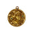 Art Nouveau 14K Gold Figural Locket with Tsavorite Garnets