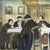 Miniature Judaica Watercolor Depicting Child Reading from Talmud