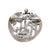 Modernist Sterling Silver Leaf Brooch & Pendant back view