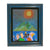 N. Ojeda ( Nina Ohman ) ” Figures With Mountain And Sun ” Acrylic On Canvas front