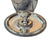 Nineteenth Century Continental Silver Wine Ewer And Under Plate closeup bottom