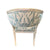 Pair of Late 18th C. Swedish Carved & Upholstered Chairs back view