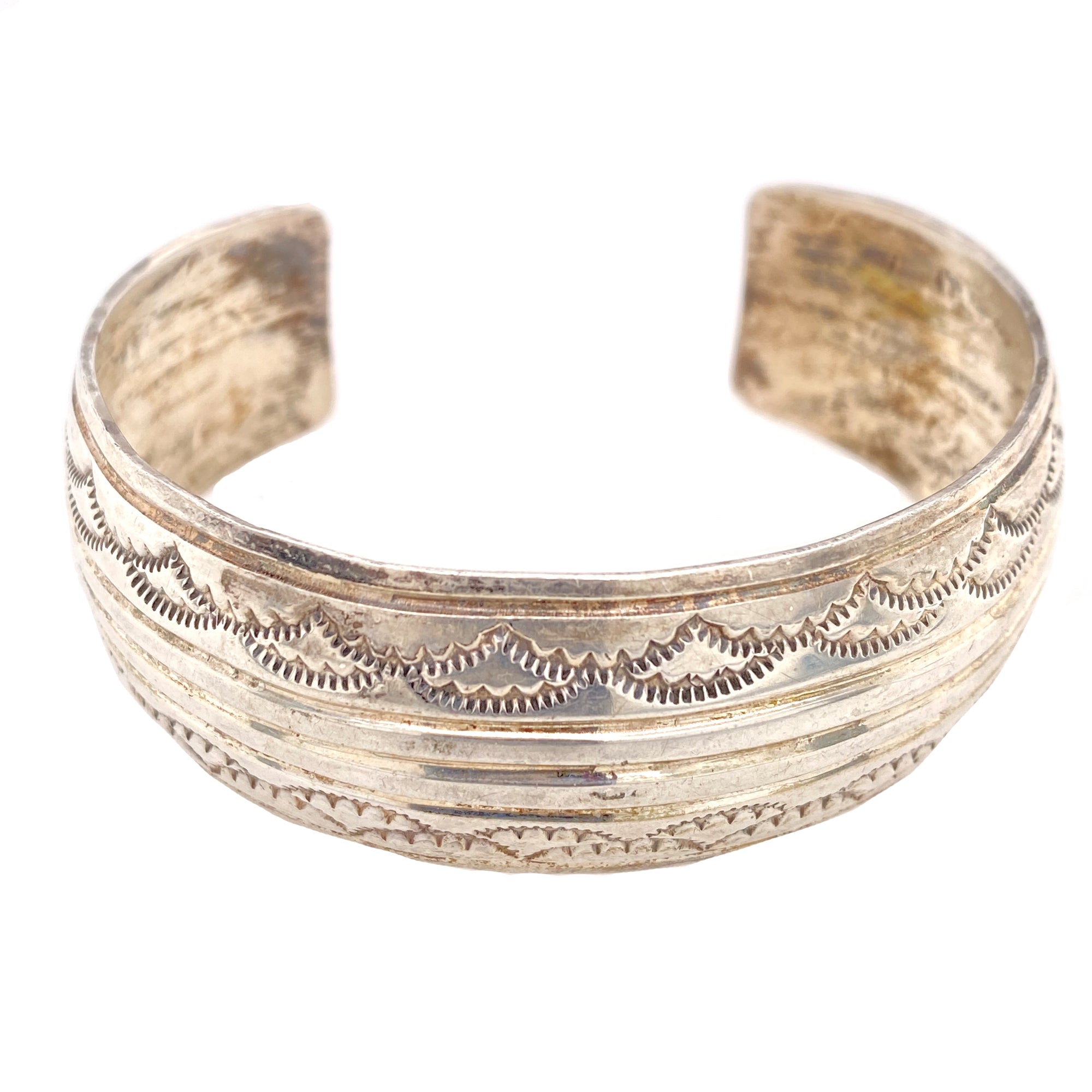 J. Bahe Navajo Native American Sterling Cuff Bracelet – Acanthus Antiques
