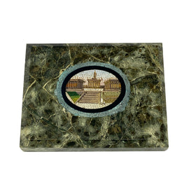 19th C. Roman Architectural Micro Mosaic Paperweight