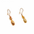 Pair of 14K Gold Pineapple Dangling Pierced Earrings