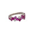 18K W Gold Mark Patterson “Samba” Ring, Diamonds, Rubies, & Pink Sapphires
