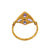 22K Gold Cathy Waterman Tanzanite Diamond Ring