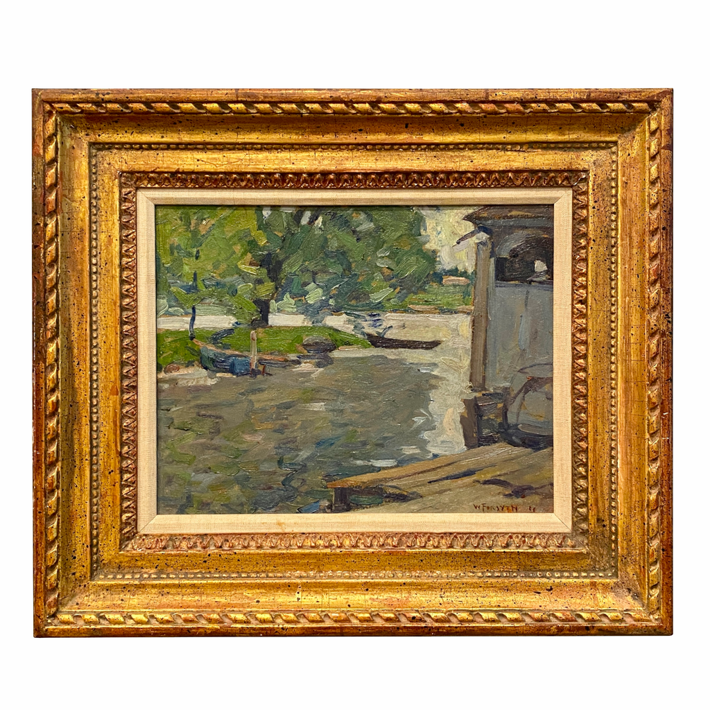 William Forsyth Impressionist Lake Painting