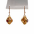 18K Gold Etruscan Style Jeweled Earrings