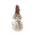 Sterling Silver and Enamel Little Rooster Figurine or Paperweight