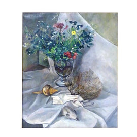 Tosca Olinsky ” Floral Still Life ” Oil On Canvas close