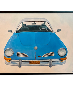 Michael Payne, American 20th/21st Century, “ Karmann Ghia “, Acrylic On Canvas