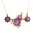 Victorian Etruscan 14K Gold Amethyst Insect Pendant Necklace