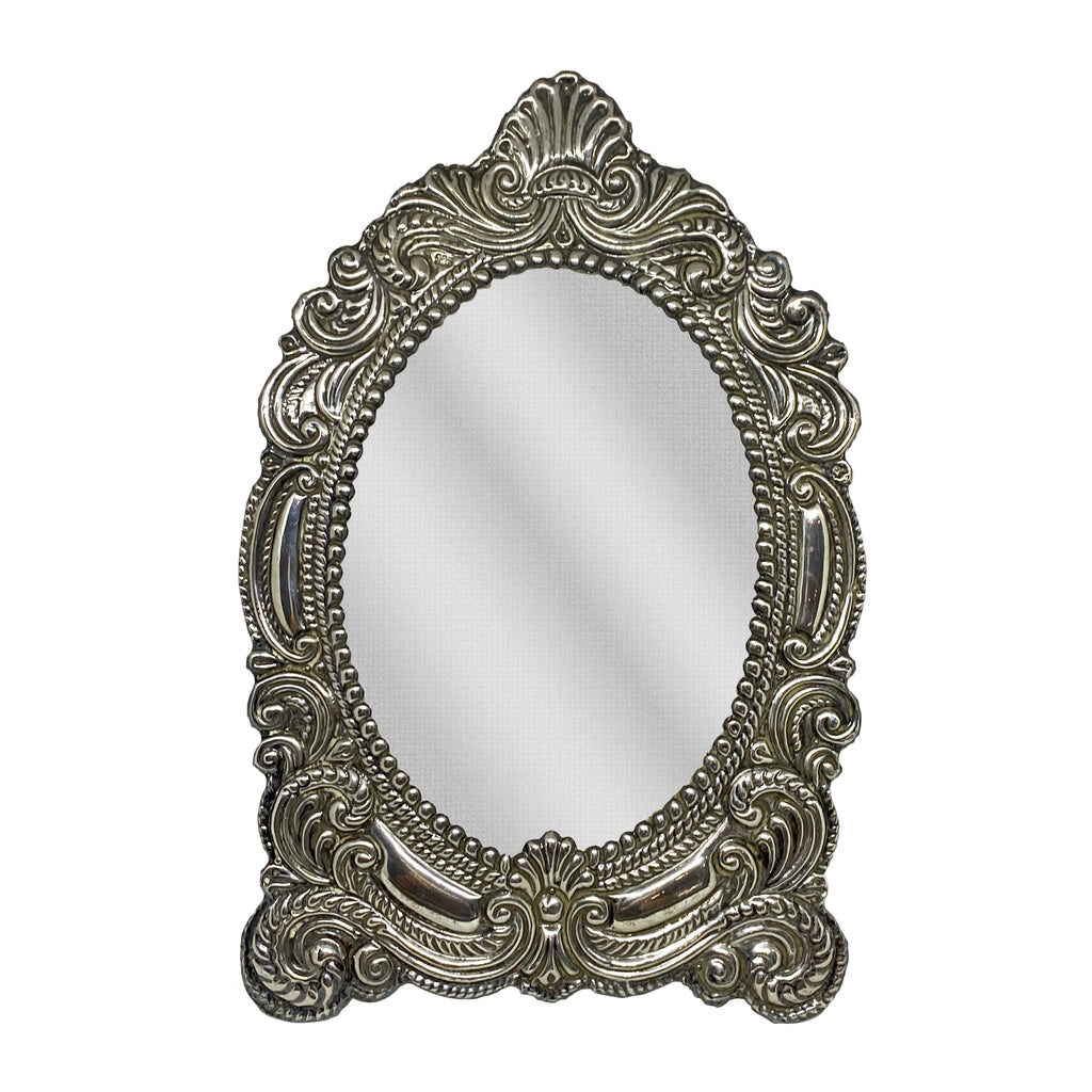 Vintage Silver Repousse Picture Frame c. 1960s front