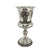 Vintage Sterling Silver Judaic Kiddush Cup with Grape Motif