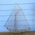 Curtis Jere Free Standing Metal Wire Sailboat Ship Sculpture 1982