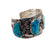 Gilbert Adakai Large Sterling & Turquoise Native American Cuff Bracelet