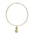 Charriol Classique 18K Gold & S.S. Lemon Quartz Pendant Necklace